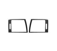 Car Interior Molduras para BMW E46 3 Series 1998-2004 Fibra Carbono Interior Salida Ventilación Cubierta Embellecedora Pegatina para Salpicadero Auto Consola Coche Decorativo