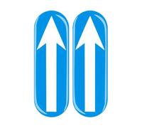 Car Interior Sticker - 2pcs Judgment Labels, Novice Driver Positioning Decals, Clear Instruction Interior Signs | Practical Driving Aid Accessory For New Driver Training Safety Awareness