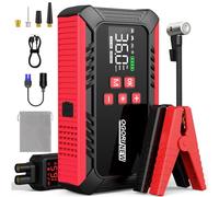 Car Jump Starter 8000A with Air Compressor,Jump Starter Power Pack,12V Car Battery Booster Starter,Battery Starter for Pickup/SUV/Motorcycle