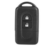 Car Key Case Intelligent, Yctze 2 botones para ABS Car Flip Remote Key Fob Case Smart Cover Shell Reemplazo para Micra/X-Trail/Qashqai/Note/Juke/Parthfinderpourclé mic