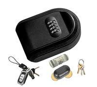 Car Key Magnetic Lock Box Portable - ABS 9.1x4.1x12.6cm Strong Hidden Safe - Outdoor Home Security Key Storage For Hideaway - Combination Secret Locking Case