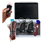 Car Keyless Entry System - 24V Anti-Theft Vehicle Device, Remote Central Locking, Keyless Door Lock | Automotive SUV Truck Car Parking Lot Security System with Remote Switch Control