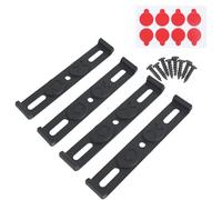 Car License Plate Frame - Plate Holder Bracket for Auto Installation | Aluminum Alloy with Screw Kit, Anti-Rattle Edge Protects Paint and Adds Sleek Polished Look to Front or Rear Mount 4.65x0.75 in