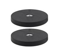 Car Light Mounting Brackets, Piece Magnetic Fasteners, Threaded Base Supports with Secure Attachment, Metal Light Holders with Vibration Control, Auto Lighting Hardware for Placement, SUV Pickup