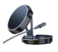 CAR MAGNÉTICO TIEMPRADO DEL TELÉFONO - 360 grados de montaje del tablero giratorio, base magnética plegable, estable, ángulo de visión flexible, soporte de teléfono celular universal | Adjunto para SU