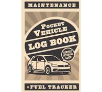 Car Maintenance Log Book Compact Service Tracker for Cars & Trucks - Glove Box Size: Track Repairs, Oil Changes, Fuel & Mileage - Roomy Pages - 120 Page Journal