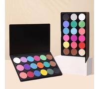 CAR MELA - 18 Colors Water-Soluble Eyeshadow Palette - 2 Types 02# Pearlescent - 46.8g