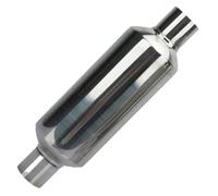 Car Muffler, Tailpipe Exhaust Tip, Sturdy Weather-Resistant Design with Emission-Reducing Performance Part, Automotive Pipe for Quiet Driving, Racing Vehicles, Trucks, Sport Mods, Stainless Steel