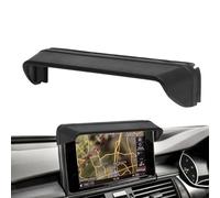 Car Navigation Sun Visor | ABS GPS Screen Shade 20-22cm | Anti-Glare Dashboard Cover, Clear Vision | Universal Sunlight Blocker For GPS Displays, Black