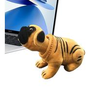 Car Nodding Dog, Shaking Puppy Statue, Resin Dog Dashboard Craft, Simulated Nodding Pet Ornament, Flocking Design Car Dashboard, Home Decor, Household