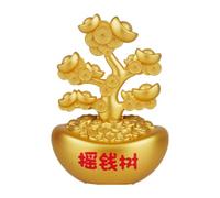 Car Ornaments for Dashboard Solar-Powered Shaking Money Tree Design