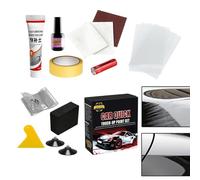 Car Paint Repair Kit - 10ml Quick-Drying Long-lasting Restorer, Vehicle Scratch Remover with Precision Applicator, Deep Polishs Formula for Bumper Door Boat Chip Dent Crack Maintenance