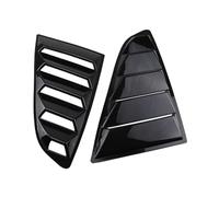 Car Panel Side Air Vent Cover Compatible For Ford Mustang 2015 2016 2017 2018 2019-2023 Rear Quarter Window Louvers Scoops Spoiler Splitter(Carbon Fiber Look)