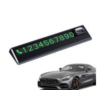 Car Parking Card Number Plate Magnetic - Lighting Phone Number Temporary