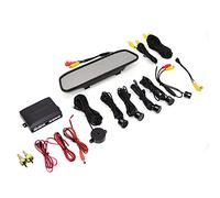 Car Parking Reverse Sistema con LCD de Espejo Retrovisor PNI Escort P05 a con 4 sensores, Marcha atrás