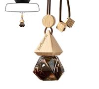 Car Perfume, Long-Lasting Hangable Auto Scent, Rearview Mirror Air Freshener, Safe and Leak- Use for Workplace, Travel, Vacation, Business, Hiking, 2.36x1.18x1.18 Inches