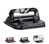 Car Phone Holder 360 Degree Rotation,Suction Cup Fixed Non-Slip Mobile Phones Holder Suitable,Ultra-Strong Suction Cup Phone Mount,2 in 1 Dashboard Stand & Number Plate Cellphone Mount (Black*1)