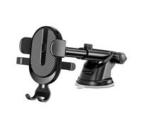 Car Phone Holder - Car Phone Mount - SmartPhone Holder Mount With 360° Rotación - Smartphone Dashboard And Windshield Stand - Secure And Adjustable Cradle For Hands-frree Driving
