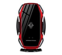 Car Phone Holder Charger | Wireless Charging Mount | Auto Clamping Stand | Built-In Temperature Control Chip Supports Stable Charging | Suitable For Vehicles, Desks And Workspaces