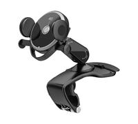 Car Phone Holder, Dashboard Cell Stand, Foldable Mount Design, 360° Rotating Feature, Multipurpose Accessory for Auto, Road Trip, Men, Women, Truck, Vehicle, Safe Driving, 5.12x3.94 Inches
