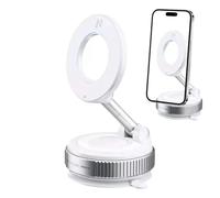 Car Phone Holder - Magnetic Dashboard Mount for Navigation Use | Suction Cup Base with Adjustable Viewing Angle, Mobile Device Stand for Sedan SUV Truck Daily Driving Road Trips, Vehicles Travel