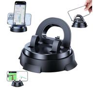 Car Phone Holder Mount, 360-Degree Rotatable Mobile Holde with Non-Slip Base,Strong Adsorption Cars Holder, Washable Gel Pad,for All Models Dashboard,Center Console (1 pcs)