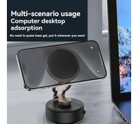 Car Phone Holder - Vacuum Suction, Dual-Use for Vehicle & Home, Ideal for Gym & Kitchen Vacuum Adsorption Stand