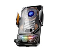 Car Phone Holder, Vent Mount Cradle, Wireless Charging Dock, Anti Slip Smartphone Grip Stand, Secure Driving Navigation Support for Pickup Tractor Truck Vehicles Trailer Automotive Sedans Use