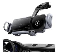 Car Phone Holder Wireless Charger - Car Charger | Wireless Chargers, Phone for Vehicles 15W Double Coil Fast Charging Device for Sedan Vehicle Truck, Cellphone Holder Mount