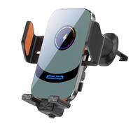 Car Phone Holder, Wireless Charger Mount, 360-Degree Rotatable Fast Charging Mount, 11.9x7.6x5.8cm Portable Cell Phone Stand for Travel Daily Driving Secure Hands-Free Smartphone Accessory