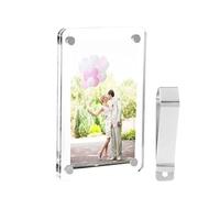 Car Photo Holder Magnetic Display Organizer, Family Photo Visor Clip for Sedan, Suv, or Minivan, Securely Holds Photos, Cards, or Small Mementos, Ideal for Commuting, Travel, Road Trips, Family Outing