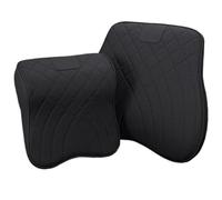 Car Pillow Driving Seat Almohada de apoyo X70 apta para Plus Big Mountain Sea King X90 Cojín de soporte para la cintura y reposacabezas apto para Jietu C(Black headrest+lumbar)