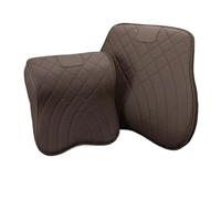 Car Pillow Driving Seat Almohada de apoyo X70 apta para Plus Big Mountain Sea King X90 Cojín de soporte para la cintura y reposacabezas apto para Jietu C(Mocha Brown headrest+lumbar)