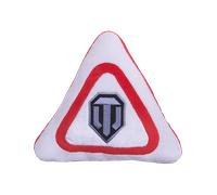 Car pillow world of tanks, 24 cm white