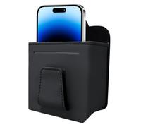 Car Pocket Organizer, Air Vent Storage, 4.33 X 3.74in Leather Phone Pouch, Multi Compartment Design, Authentic Space Saving Structure for Keys, Wallet, Coin, Sunglasses, Vehicle, Truck, Rv Use