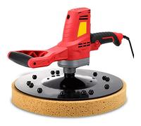 Car Polish Cement Mortar Grinding Machine Electric Polishing Machine Polisher Kit with Switch Lock Function Two-Handed Operation Perfect for Leveling and Polishing