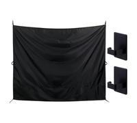 Car Privacy Drapes, Large Black Window Screen, Reusable Travel Divider, Interactive Quick Setup Coverage, Ideal for Family Outings, Passenger Changing, Commutes, or Road Trip Use 70.8x90.5 Inches
