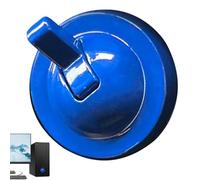 Car Push Start Button Cover | 1.6 X 0.6 Inch, Aluminum Alloy, Silver | Retro Toggle Switch Style, Manual Shift Simulator | Interior Decorative Accessory For Most Vehicles, DIY Cockpit Mod