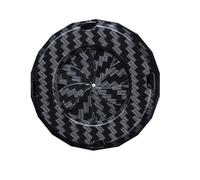 Car Push Start Button Cover, DisCarbon Fiber Car Power Control Trim - Long-Lasting Stylish Protective Ignition Protective Cover, Engine Start Button Vehilce