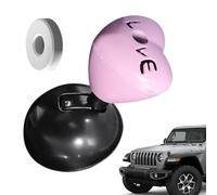 Car Push Start Joystick - Alloy Car Button Joystick | Heart Shaped Car Starter Button Cover | Engine Start Stop Lever | Automotive Interior Accessories For Car Truck | Push Start Button Joystick
