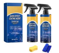 Car Quick Effect Coating Agent, Multifunktionales Beschichtungs- Erneuerungsspray, Spray Coating Agent, Nuracoat Nano Car Sprays for All Cars & Surfaces (2PCS)
