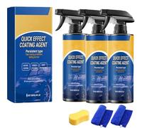 Car Quick Effect Coating Agent, Multifunktionales Beschichtungs- Erneuerungsspray, Spray Coating Agent, Nuracoat Nano Car Sprays for All Cars & Surfaces (3PCS)