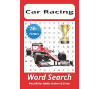 Car Racing Word Search Puzzle Book