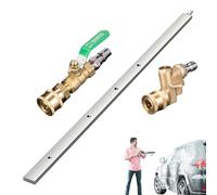 Car Radiator Cleaning Wand - 23.6" Stainless Steel er Tool With 1/4" Quick Coupler | Modernized Maintenance Tool Portable Pressure Washer Wand For Vehicle Engine & Radiator Cleaning