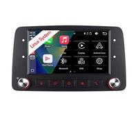 Car Radio para Fiat Panda 169 (2003-2012) con Wireless Carplay Android Auto Senza fili Mirror Link,Car Radio con Schermo HiFi Bluetooth RDS/FM+CANBUS
