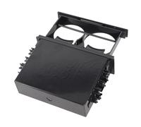 Car Radio Radio Storage Box de 2 Capas de 2 Capas Copa Universal ABS Black ABS Multi Propósito para Recolectar Artículos