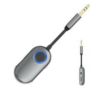 Car Radio Transmitter, Wireless Music Adapter, Portable FM Audio Player, HandsFree Calling Feature, Perfect for Daily Commute Road Trip Pickup Sedan, 13.8cm Abs