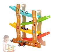 Car Ramp Toy, Race Track Car Playset, Gliding Car Toy, Motor Skills Race Tracks, Cognitive Skills Development Toy, Vehicle Playset for Kids, Car Ramp Vehicle Set, Kids Race Track Toy, Educational Rac
