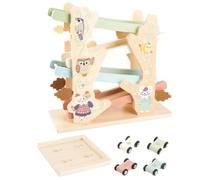 Car Ramp Toy | Set Wooden Interactive HandEye Training Game
