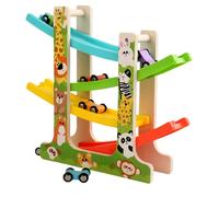 Car Ramp, Vehicle Playsets, Easy Grasp Toddler Friendly Durable Construction Matching Activity Portable Toy Problem Solving, Track Toy for More Than 2 Years Old Children